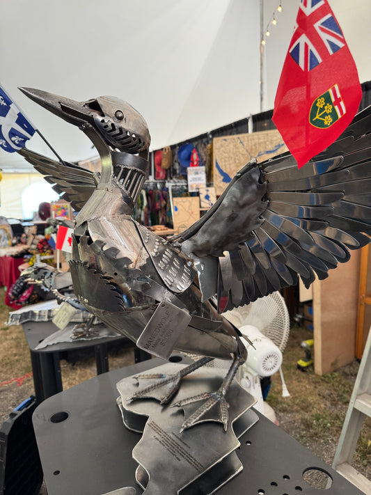 Loon Metal Sculpture
