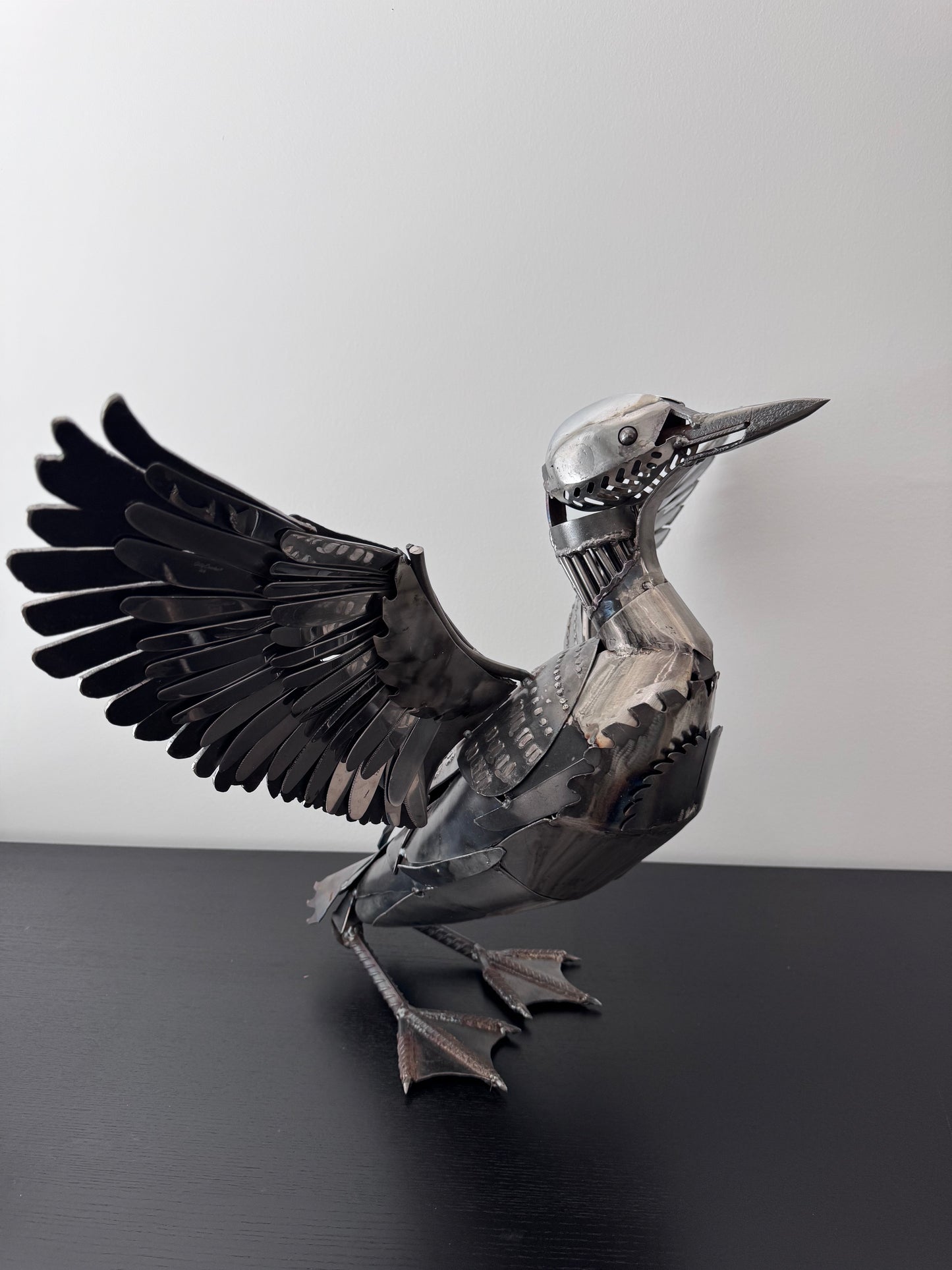 Loon Metal Sculpture