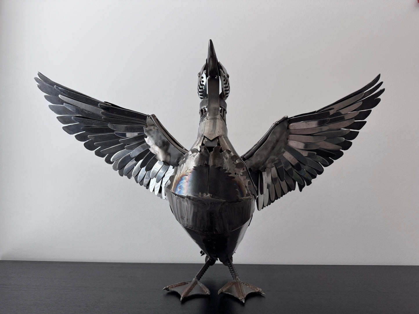 Loon Metal Sculpture