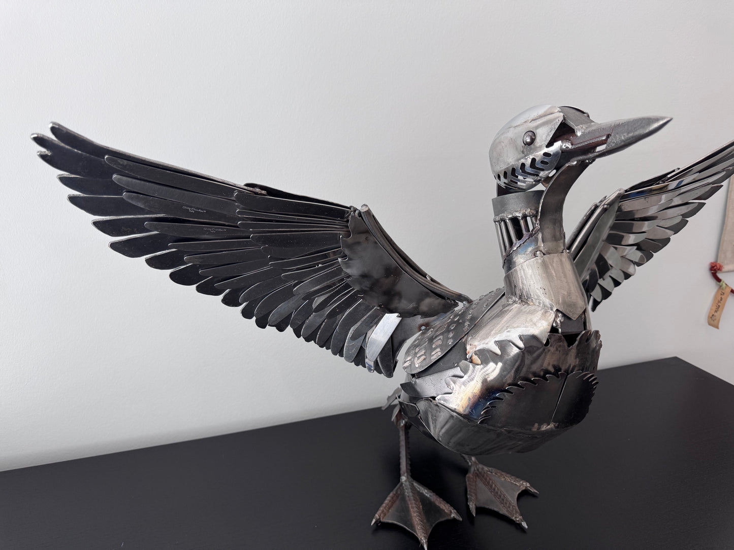 Loon Metal Sculpture